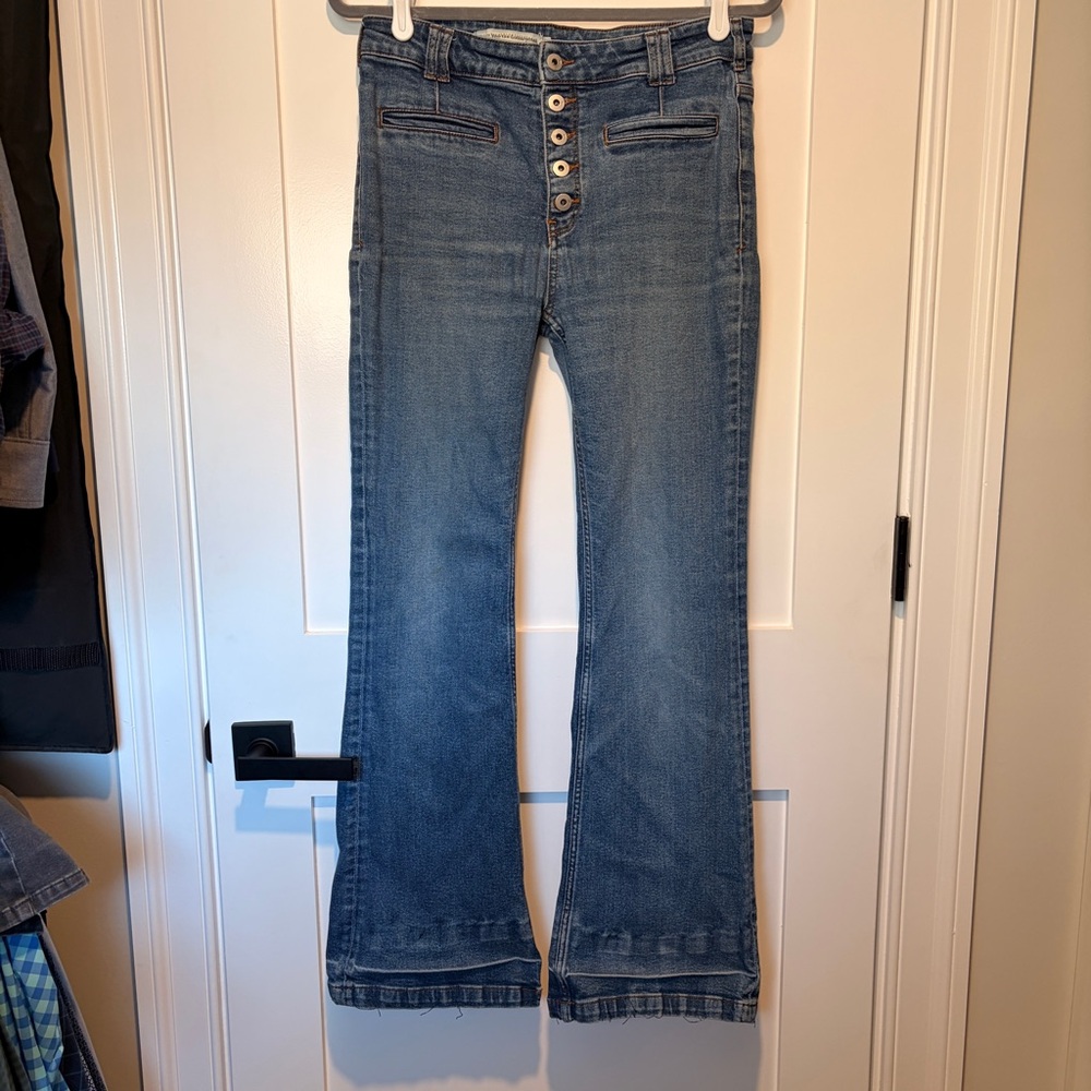 Anthropologie Pilcro High-Rise Trouser Bootcut Size 29